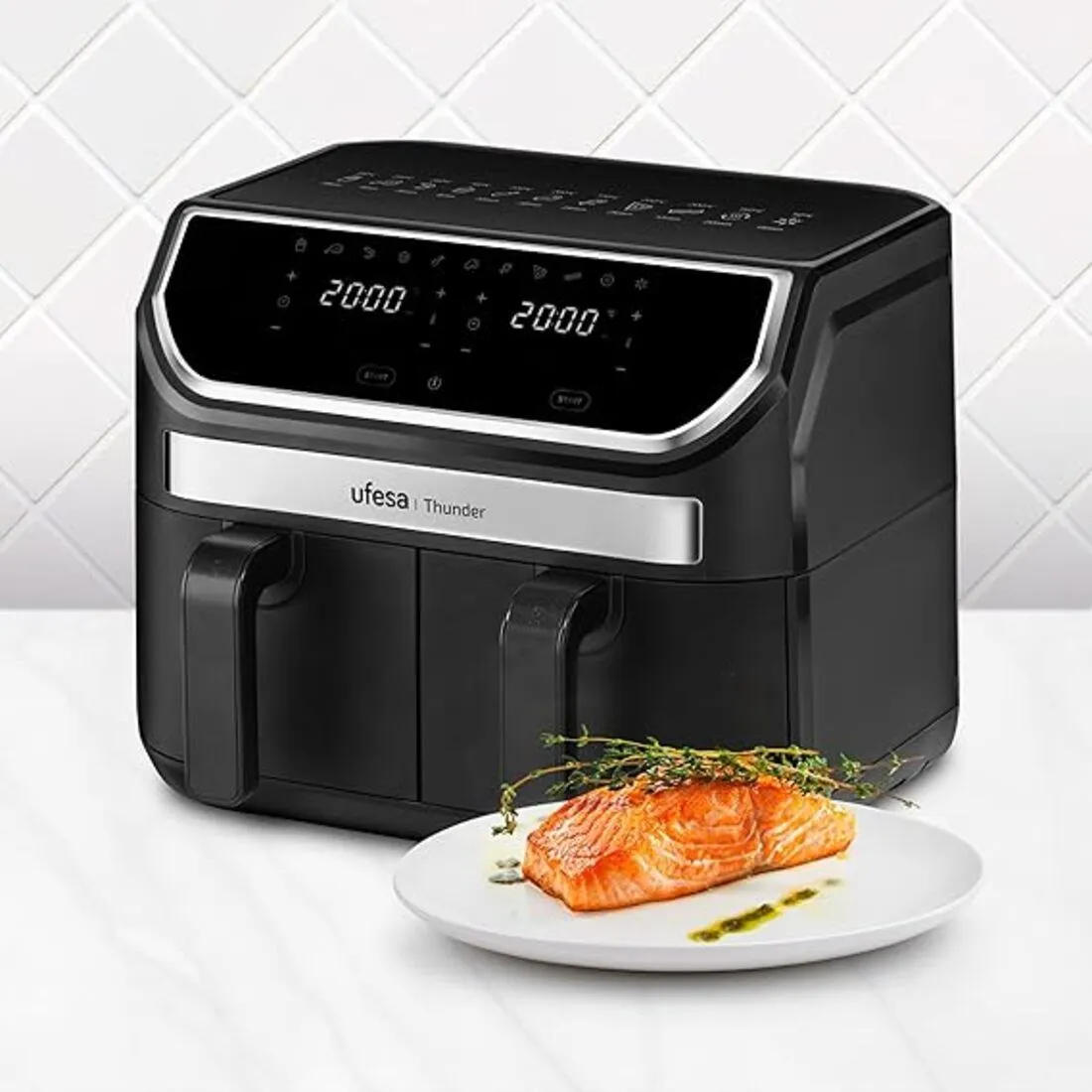 UFESA Thunder dual-basket air fryer 9L 1700W