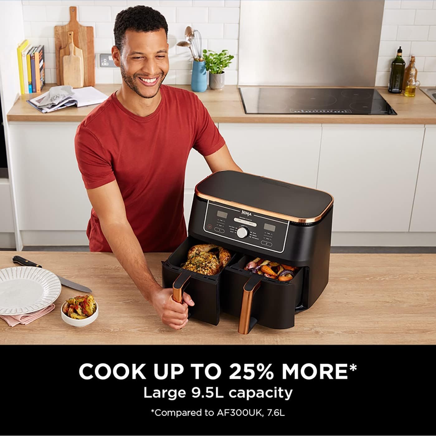 Ninja Foodi MAX AF400UKCP dual zone air fryer image 5