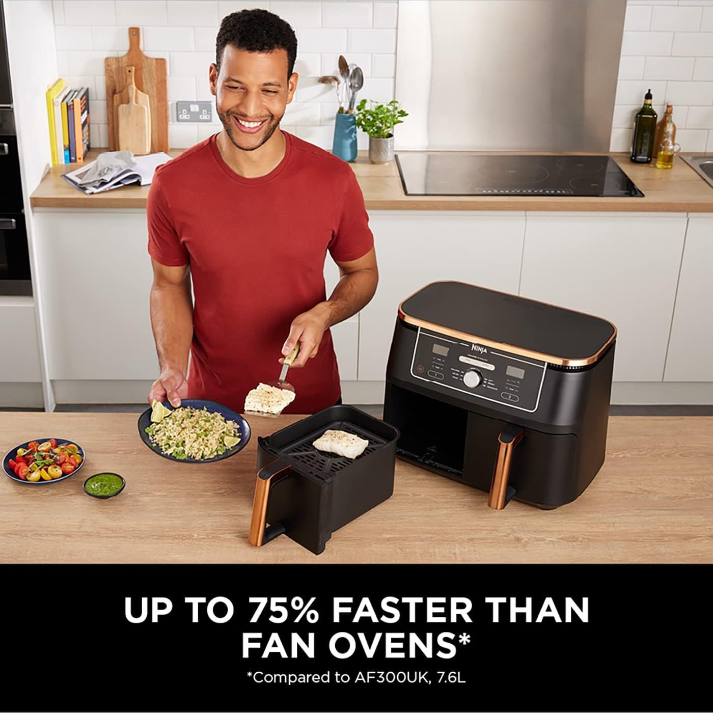 Ninja Foodi MAX AF400UKCP dual zone air fryer image 6