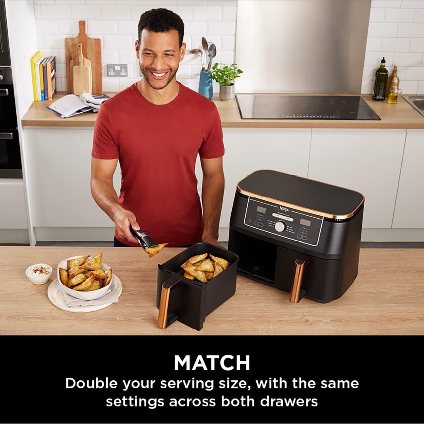 Ninja Foodi MAX AF400UKCP dual zone air fryer image 8