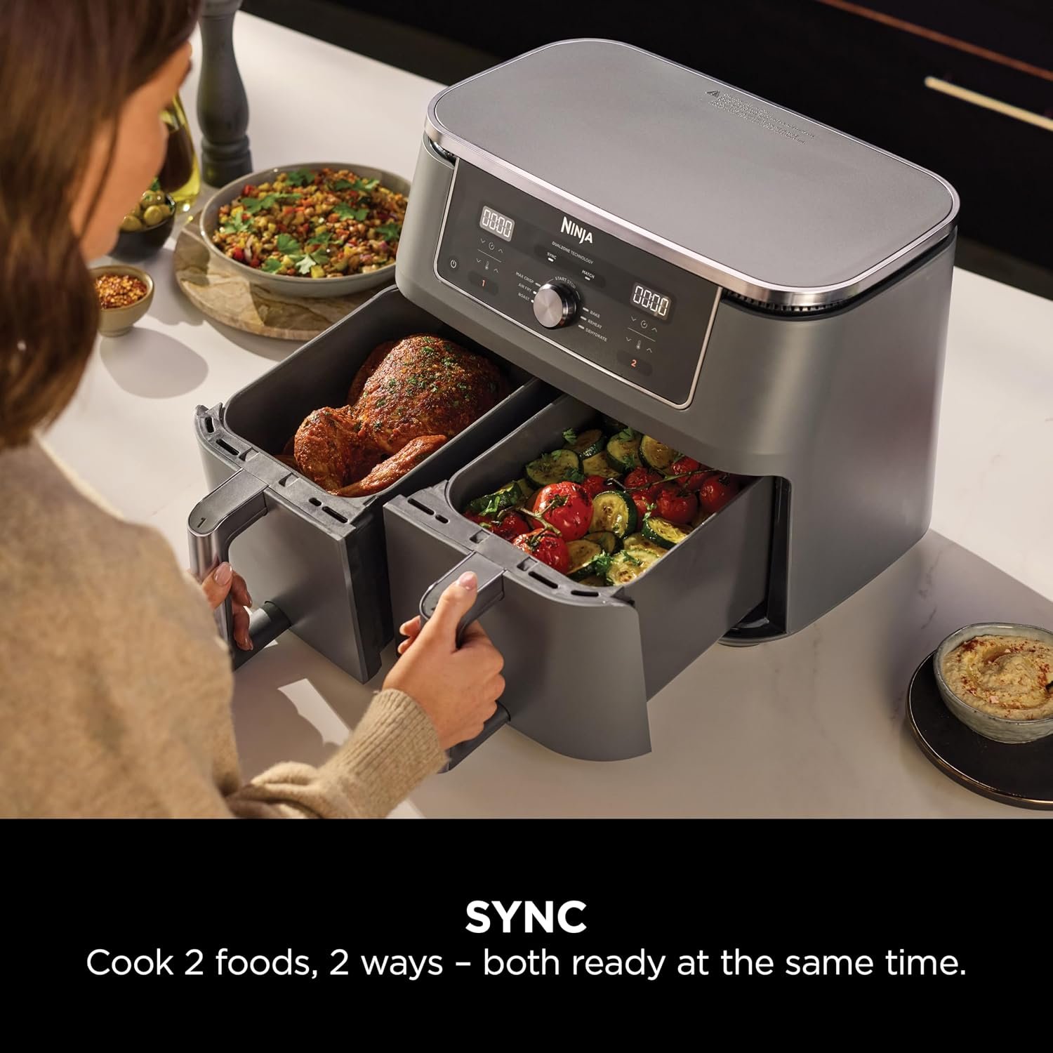Ninja DZ400UK MAX Dual Zone air fryer image 3